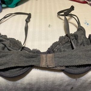 Calvin Klein unlined cotton and lace t-shirt bra 34b